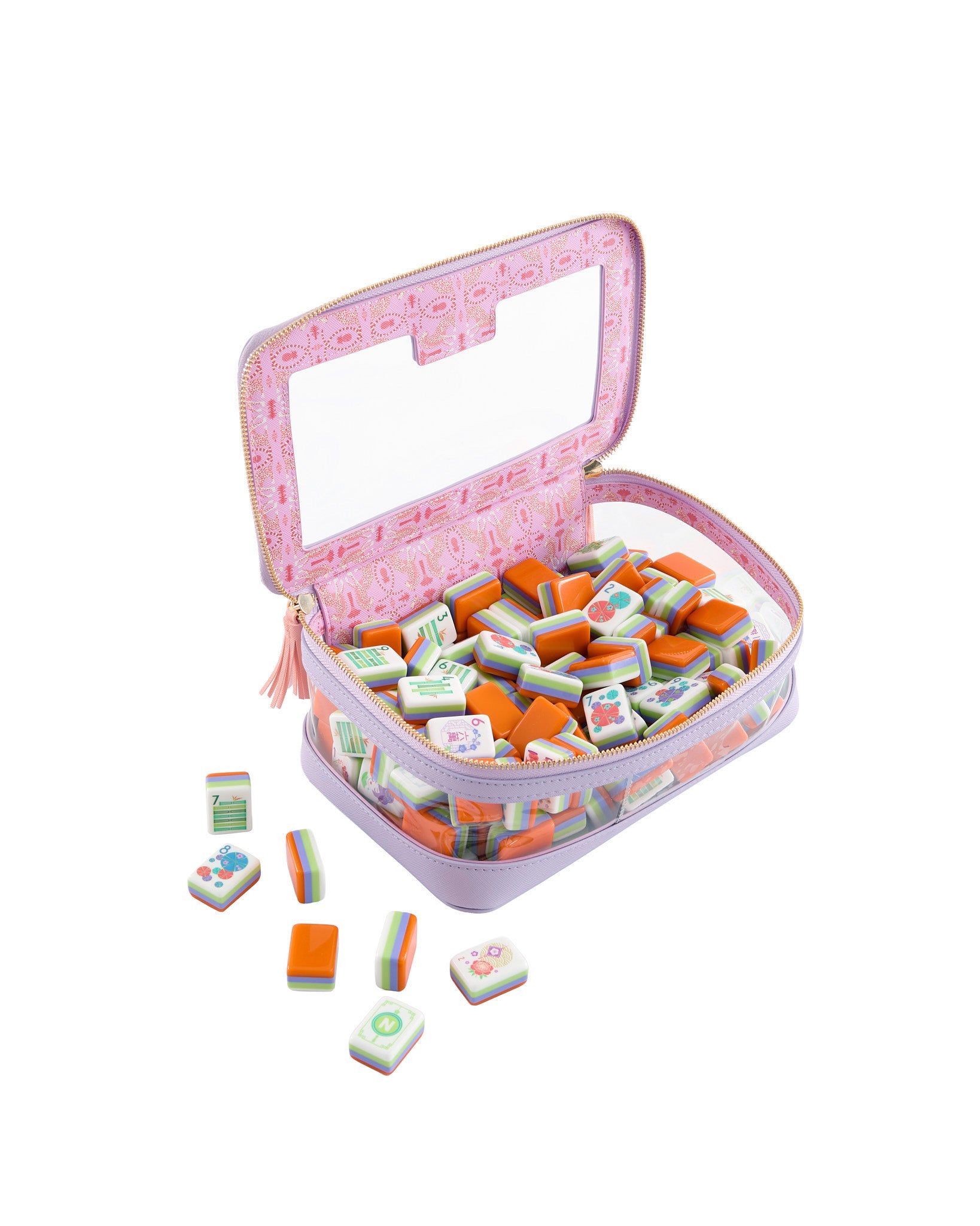 Oh My Mahjong Giftware Oh My Mahjong Papaya Spritz Mahjong Tiles