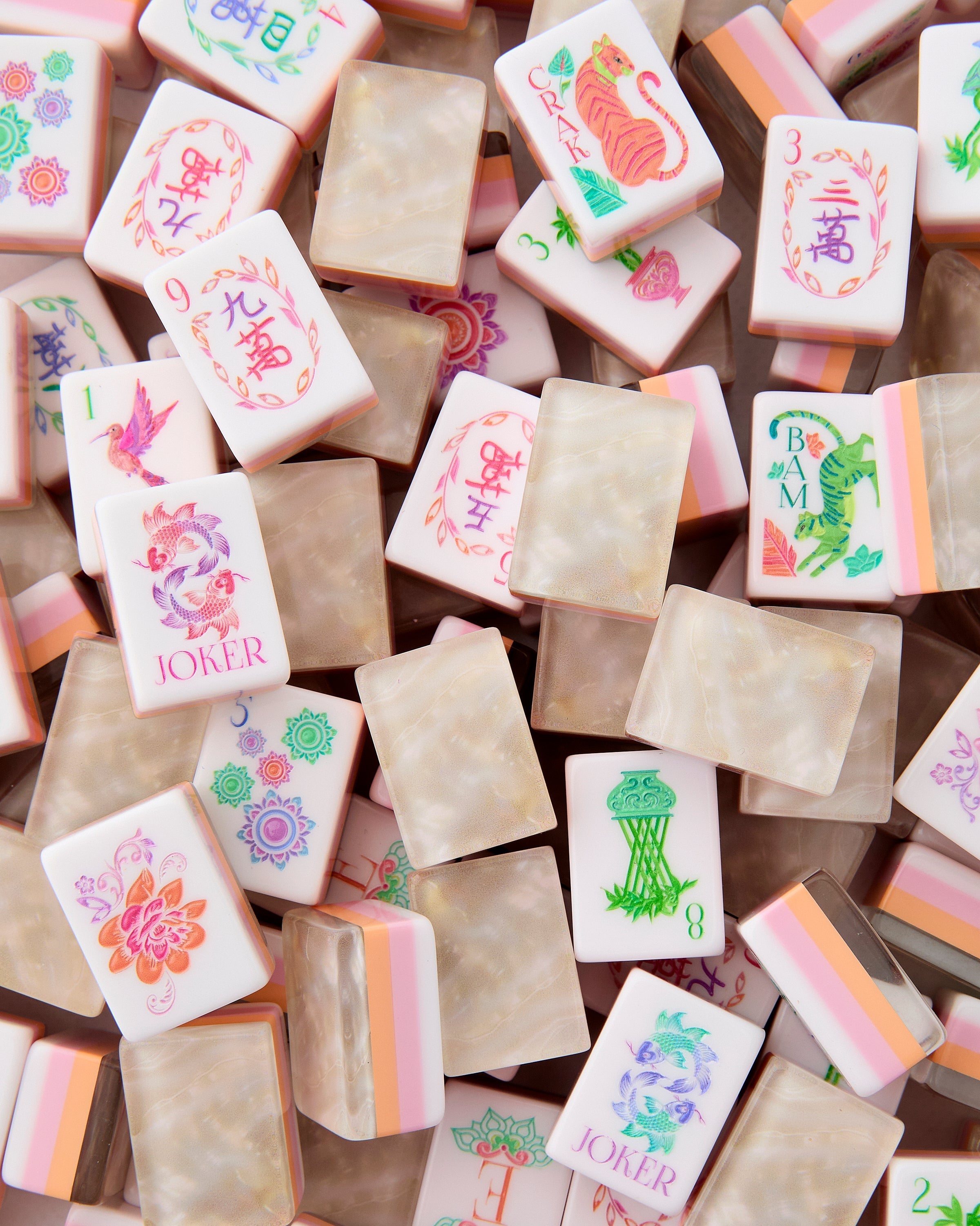 Oh My Mahjong Giftware Oh My Mahjong Pearlescent Mahjong Tiles