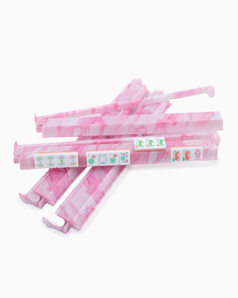 Oh My Mahjong Giftware Oh My Mahjong Pink Quartz Rack and Pusher Set
