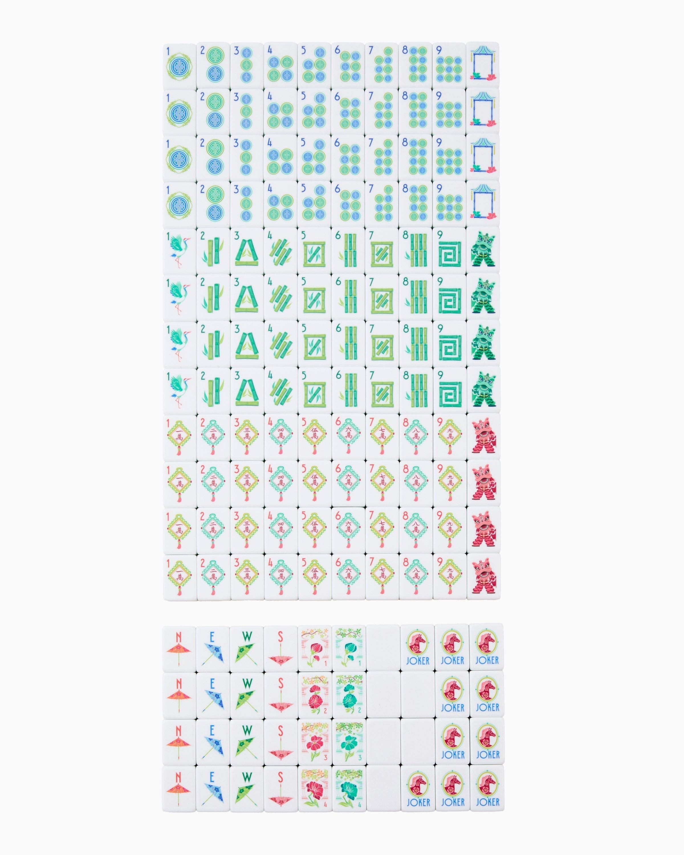 Oh My Mahjong Giftware Oh My Mahjong Pippa Mahjong Tiles