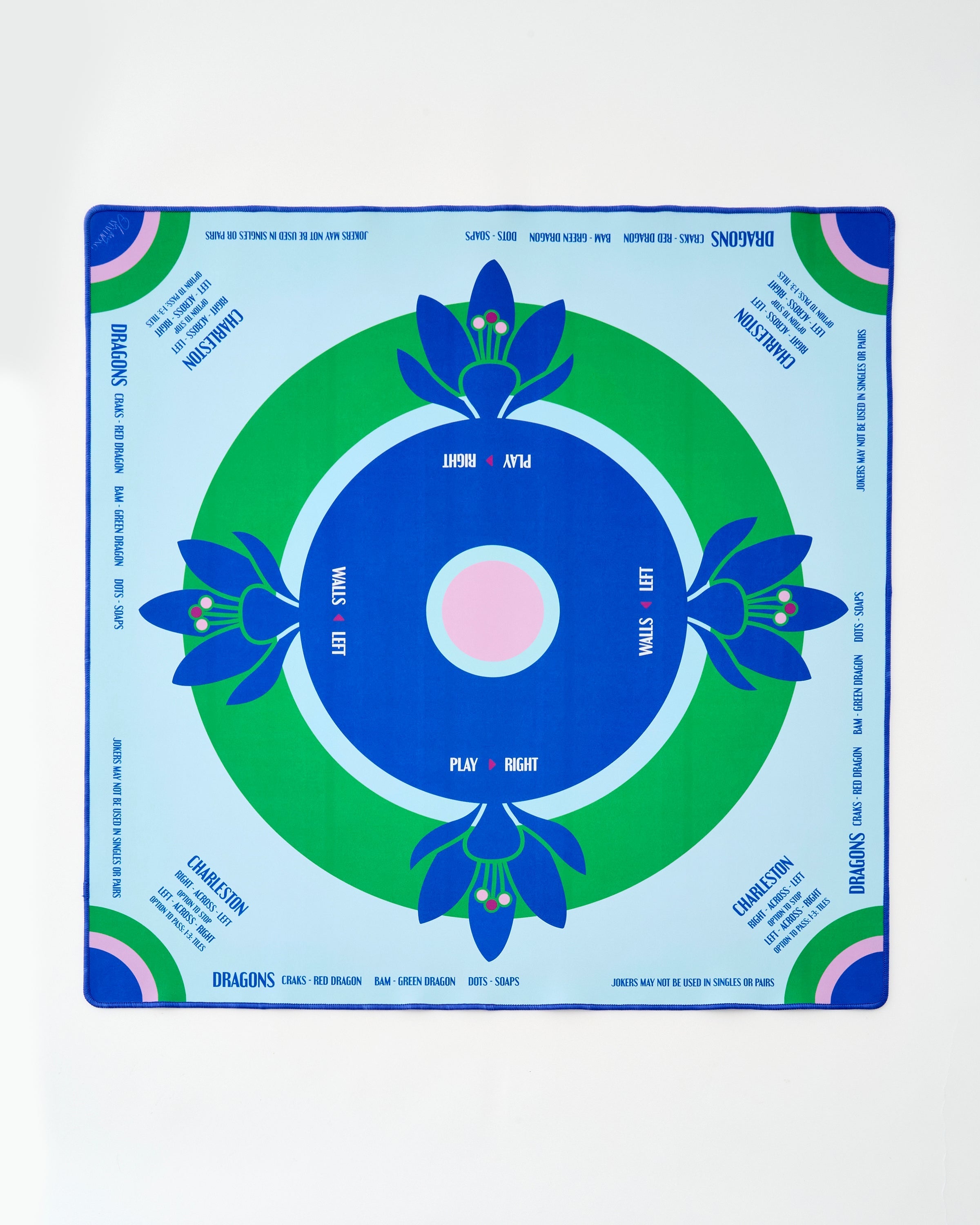 Oh My Mahjong Giftware Oh My Mahjong Preppy Soirée Mat in Tube