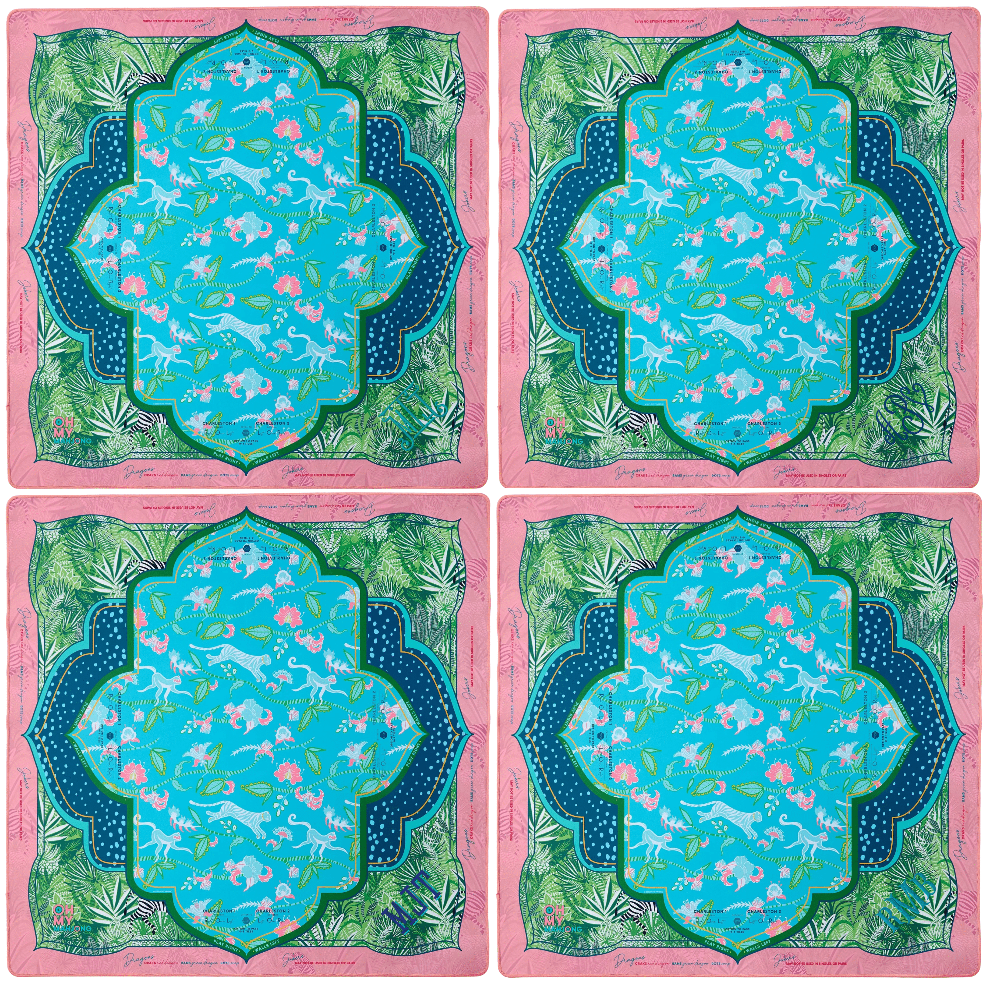 Oh My Mahjong Giftware Oh My Mahjong Serengeti Mat w/ Tube