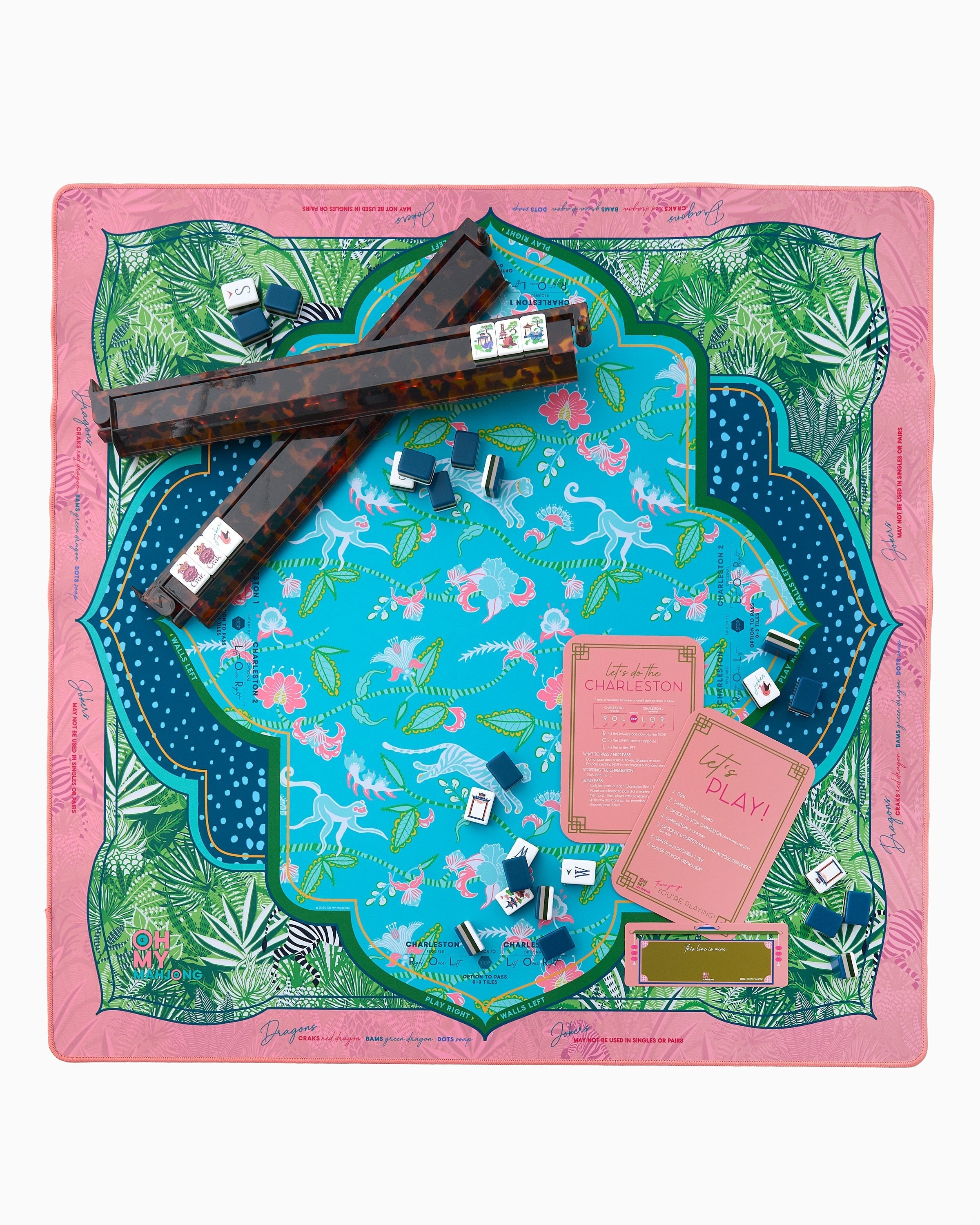 Oh My Mahjong Giftware Oh My Mahjong Serengeti Mat w/ Tube