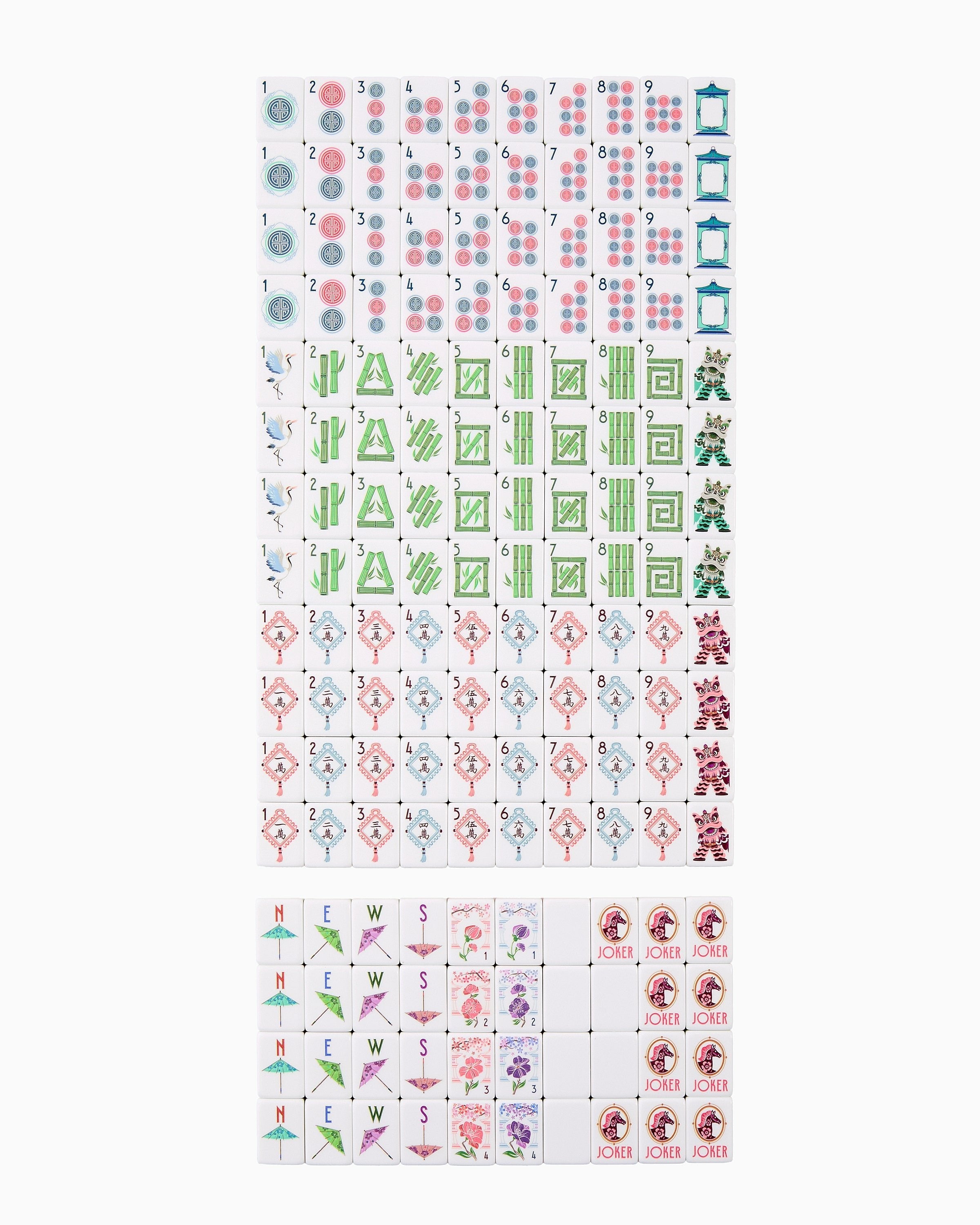 Oh My Mahjong Giftware Oh My Mahjong Solara Mahjong Tiles