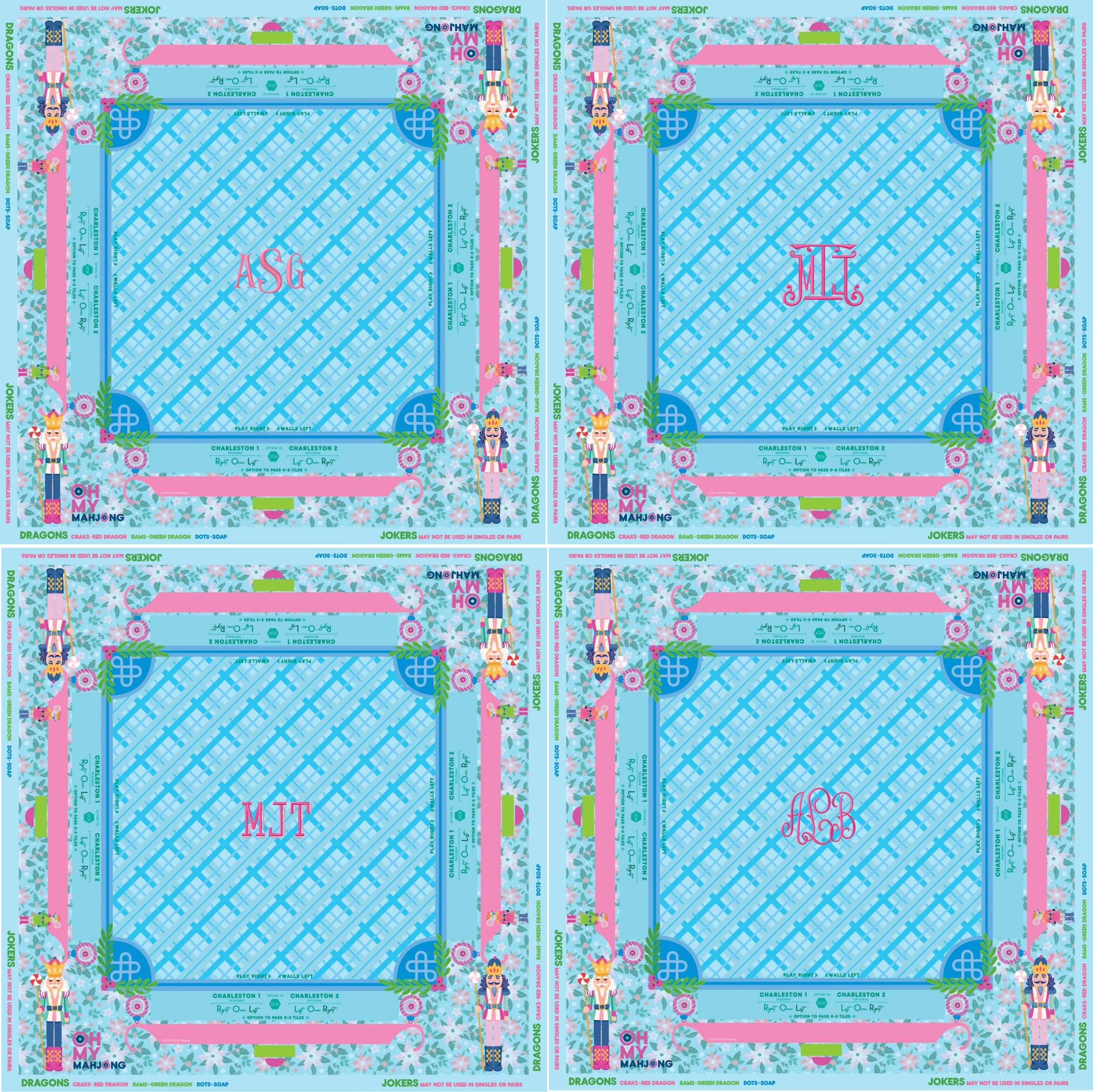 Oh My Mahjong Giftware Oh My Mahjong Sugarplum Mat - RETIRING SOON