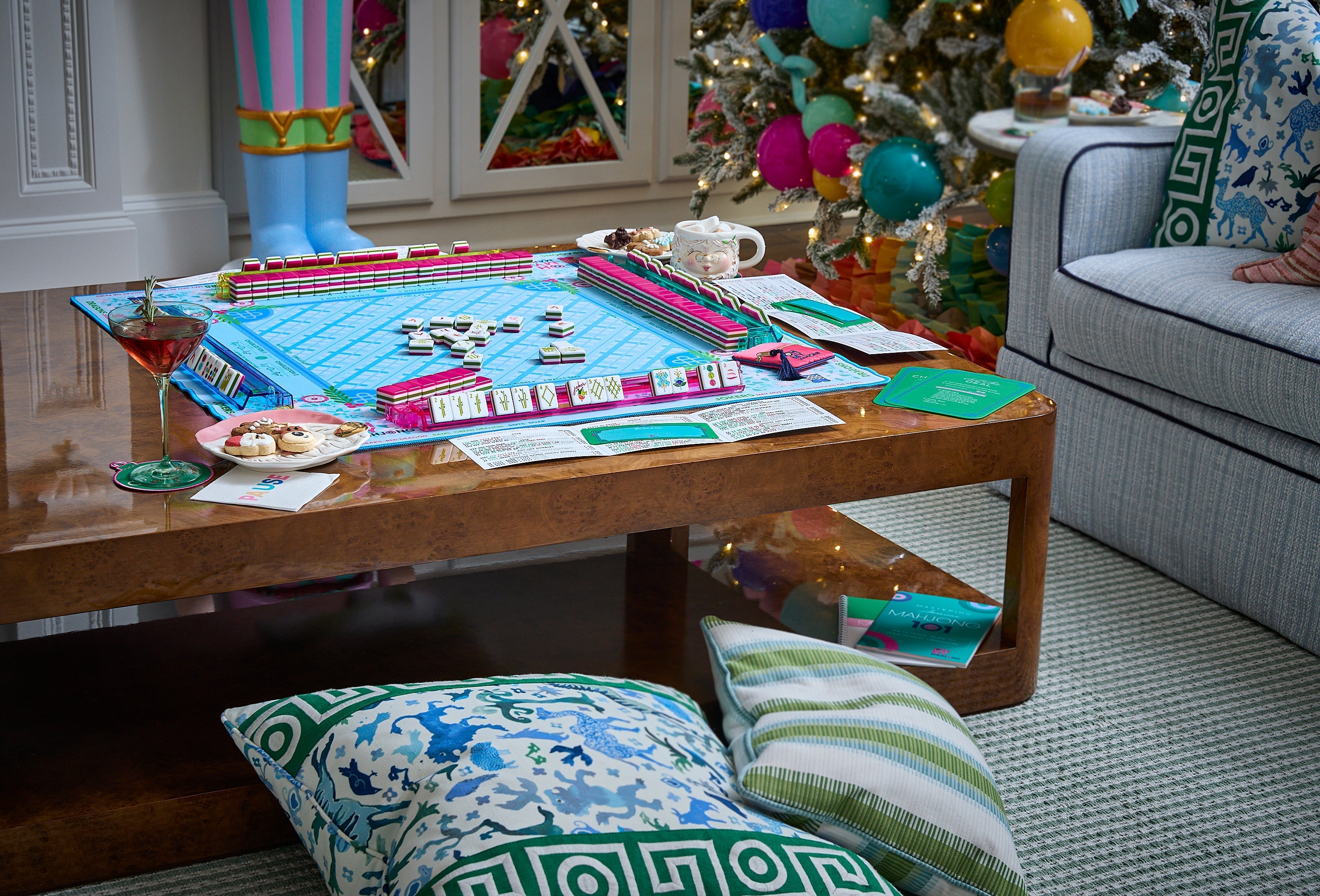 Oh My Mahjong Giftware Oh My Mahjong Sugarplum Mat - RETIRING SOON