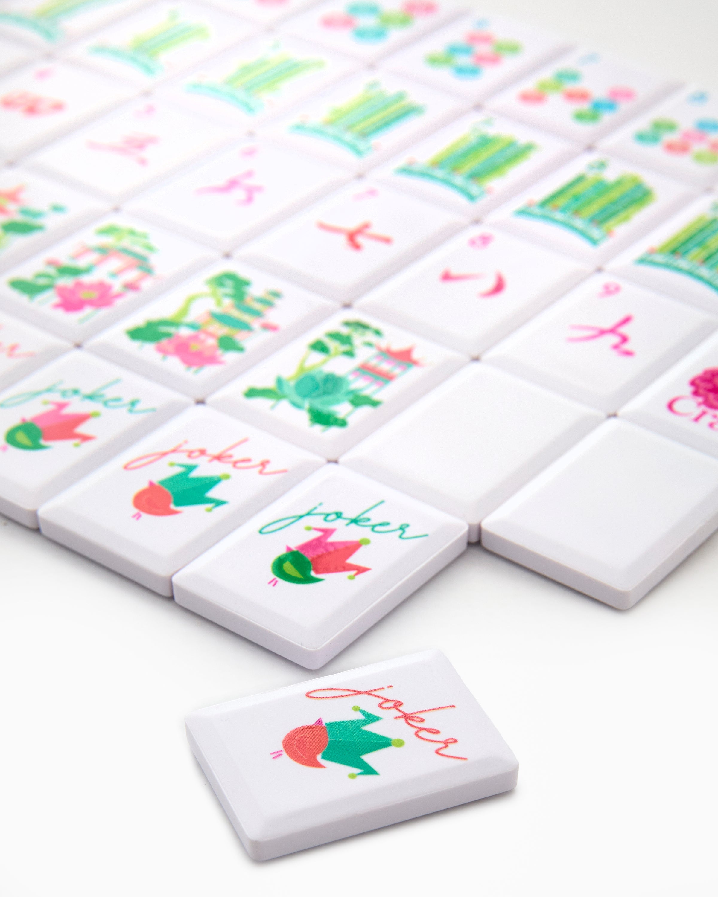Oh My Mahjong Giftware Oh My Mahjong Sunburst Debutante Tile Set