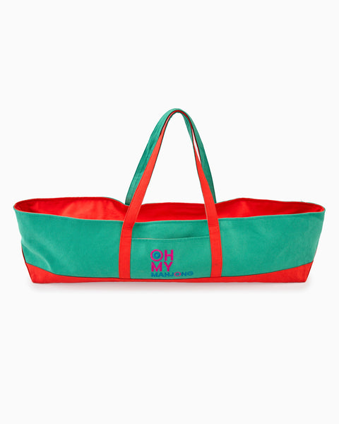 Oh My Mahjong Giftware Oh My Mahjong Teal Mat Storage Bag