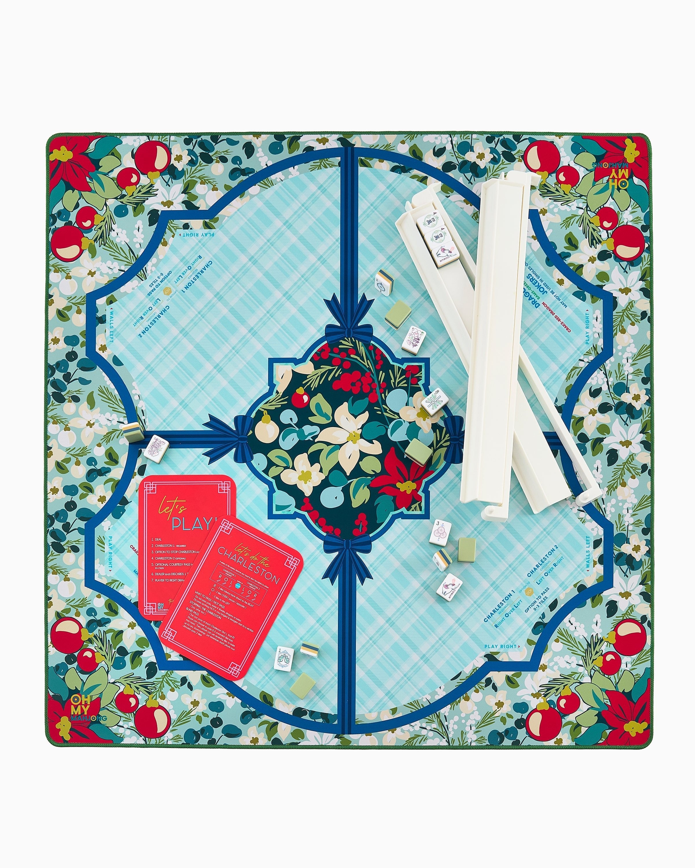 Oh My Mahjong Giftware Oh My Mahjong Winterberry Mat in Tube