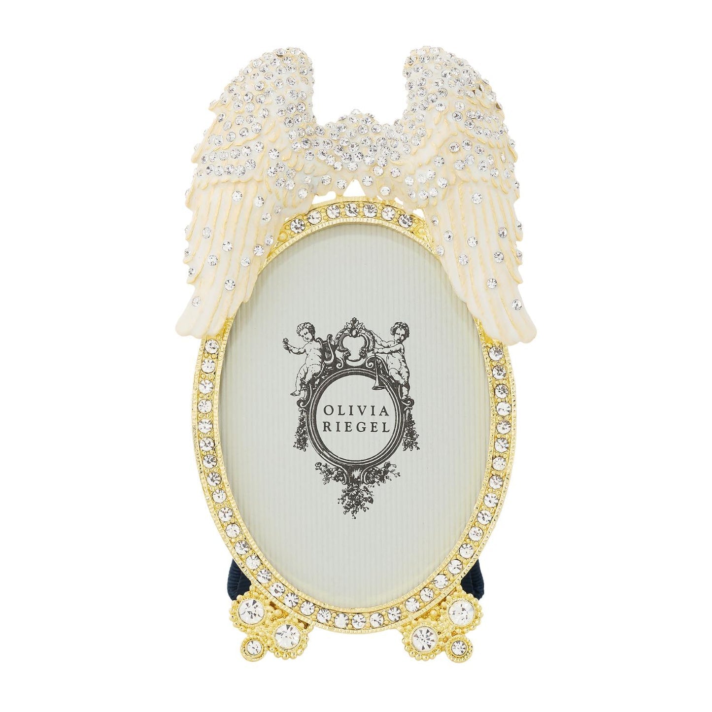 Olivia Riegel Picture Frames Olivia Riegel Angel Wings 2.5 X 3.5 Frame Gold
