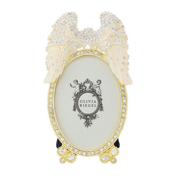 Olivia Riegel Picture Frames Olivia Riegel Angel Wings 2.5 X 3.5 Frame Gold