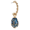 Olivia Riegel Jewelry Olivia Riegel Blue Enamel Egg Hoop Earrings