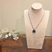 Olivia Riegel Jewelry Olivia Riegel Blue Venetian Glass Intaglio Pendant Necklace