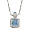 Olivia Riegel Jewelry Olivia Riegel Blue Venetian Glass Intaglio Pendant Necklace