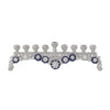Olivia Riegel Judaica Olivia Riegel Blue & White Charisma Menorah Blue