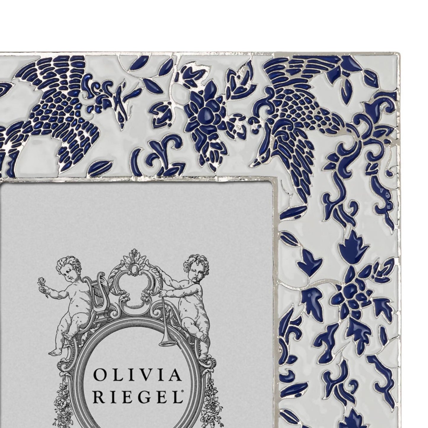 Olivia Riegel Picture Frames Olivia Riegel Blue & White Imperial Phoenix Frame Blue 4" x 6"