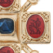 Olivia Riegel Jewelry Olivia Riegel Byzantine Revival Cross Brooch with Intaglios & Pearls