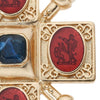 Olivia Riegel Jewelry Olivia Riegel Byzantine Revival Cross Brooch with Intaglios & Pearls
