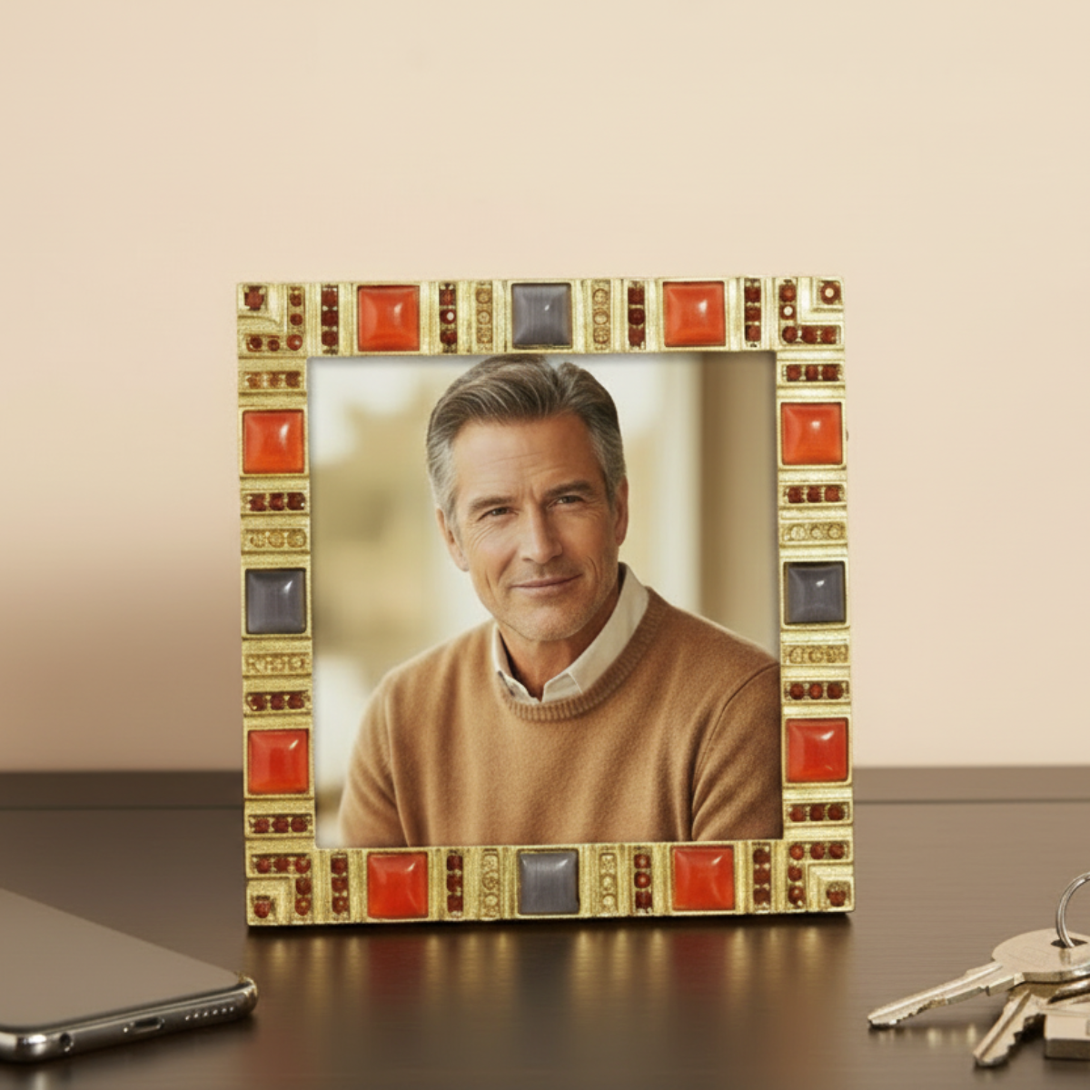 Olivia Riegel Picture Frames Olivia Riegel Capri Picture Frame 3.5" x 3.5" Multicolor