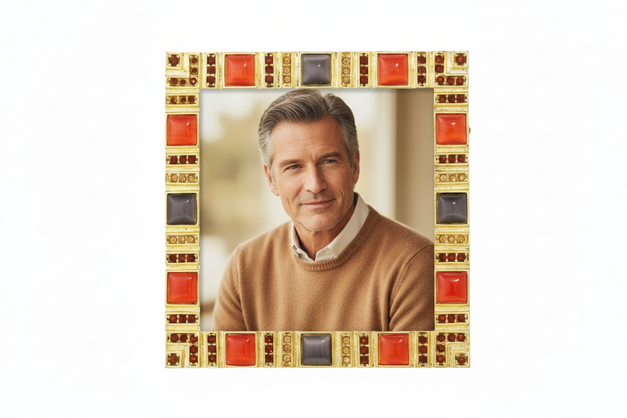 Olivia Riegel Picture Frames Olivia Riegel Capri Picture Frame 3.5" x 3.5" Multicolor