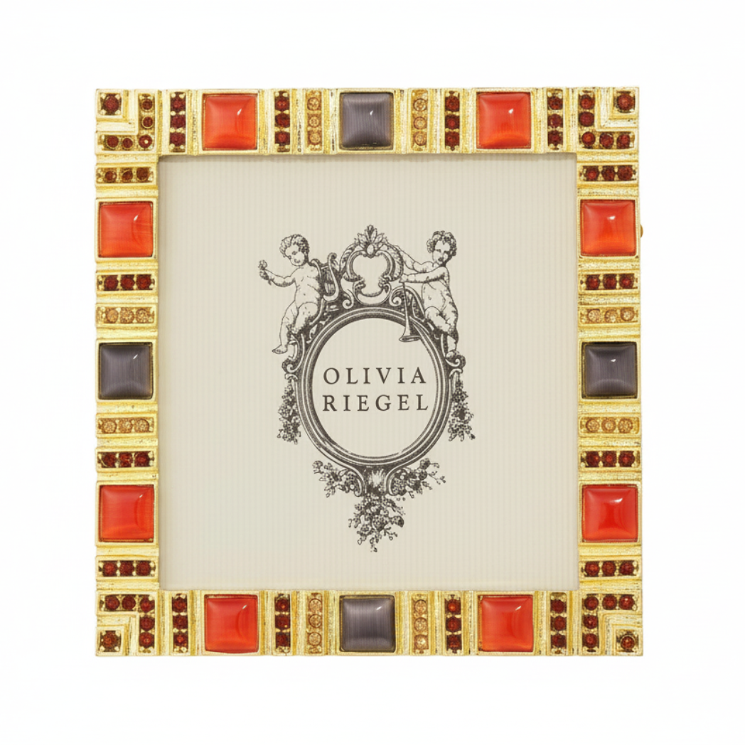 Olivia Riegel Picture Frames Olivia Riegel Capri Picture Frame 3.5" x 3.5" Multicolor