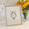 Olivia Riegel Picture Frames Olivia Riegel Classic Crystal Pavé Picture Frame Silver 8" x 10"
