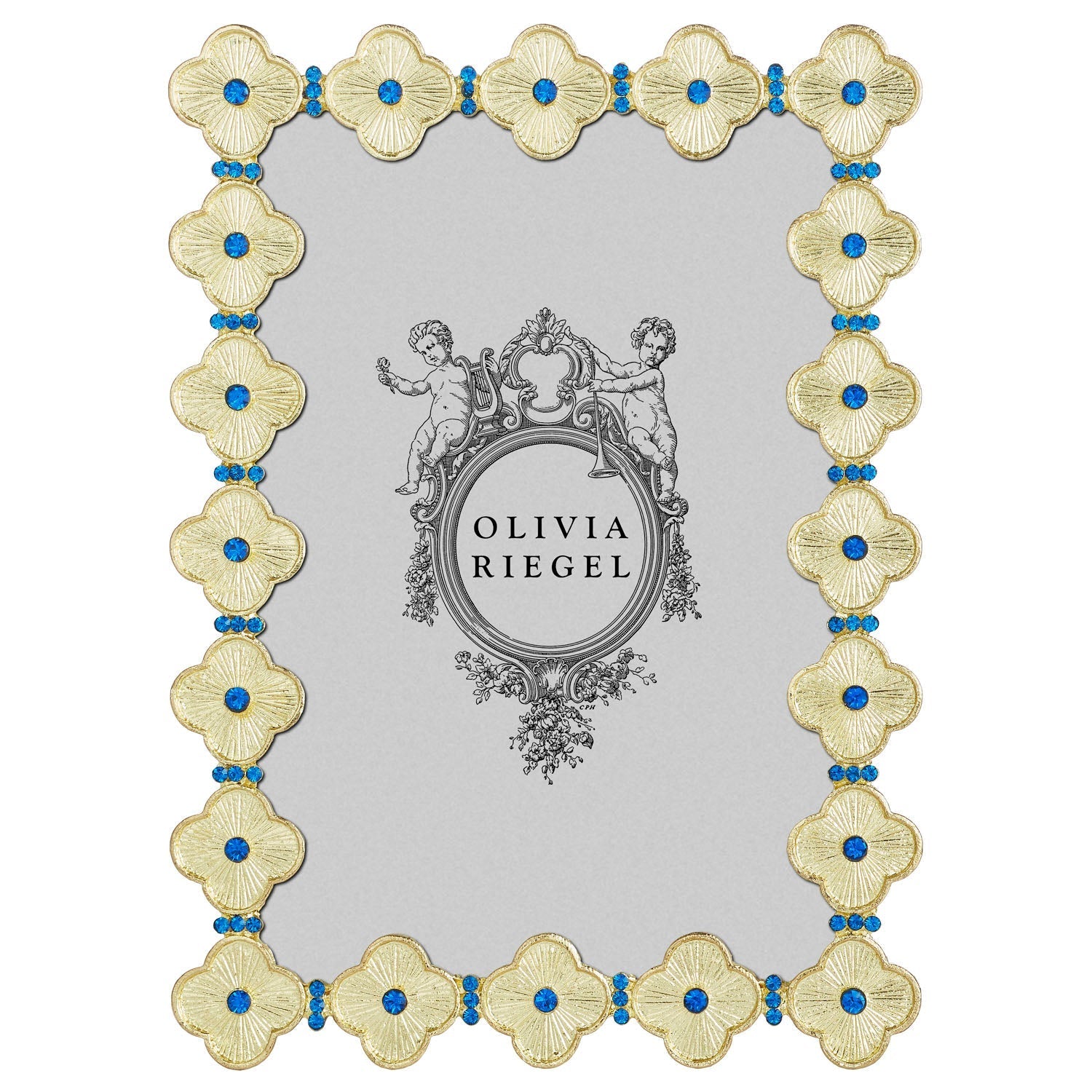 Olivia Riegel Picture Frames Olivia Riegel Clover Capri Frame Gold 4" x 6"