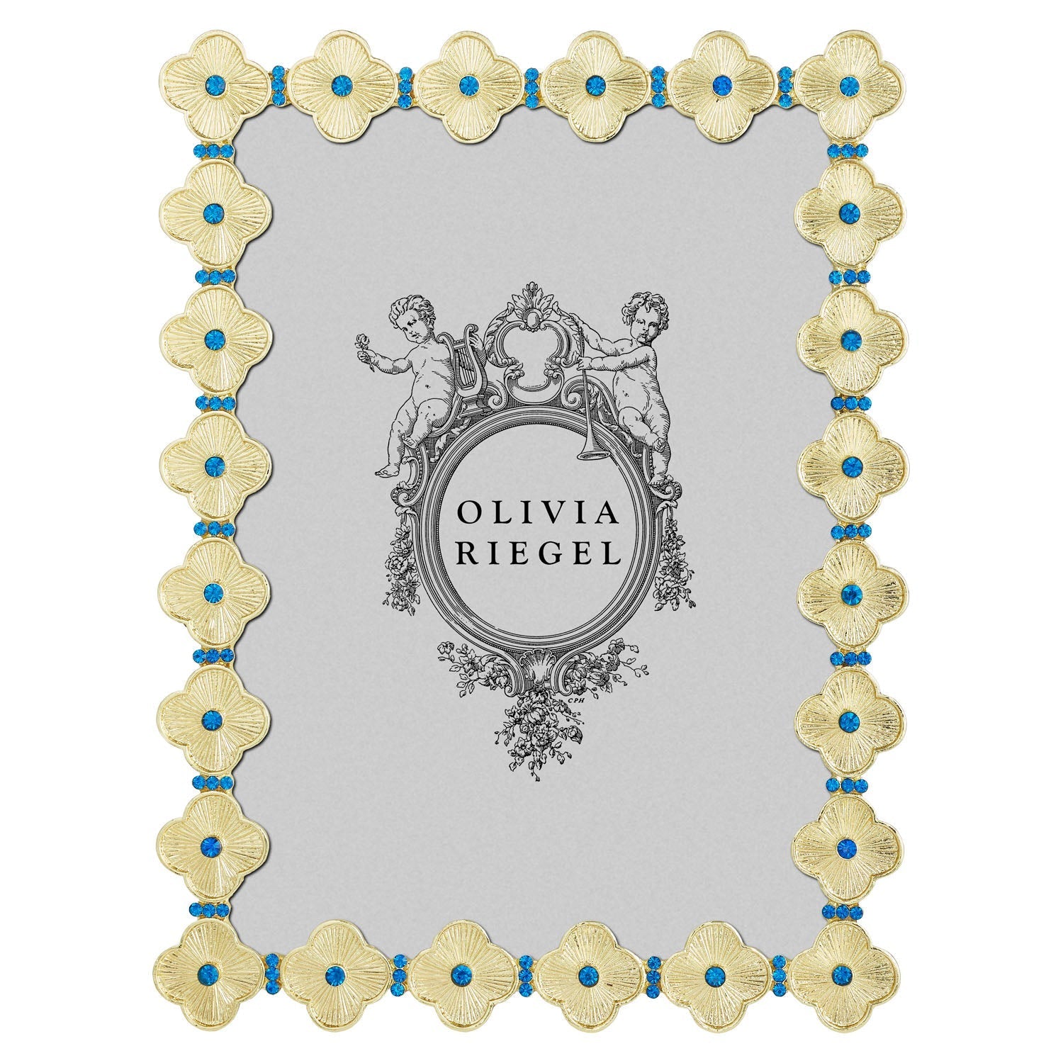 Olivia Riegel Picture Frames Olivia Riegel Clover Capri Frame Gold 5" x 7"