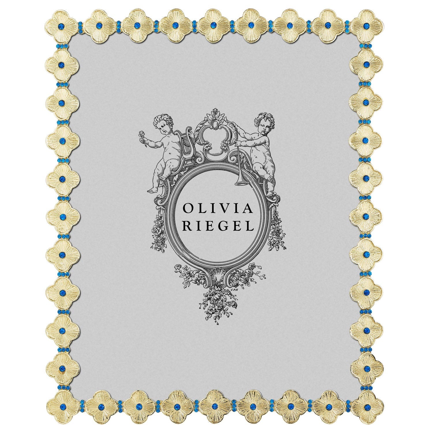Olivia Riegel Picture Frames Olivia Riegel Clover Capri Frame Gold 8" x 10"