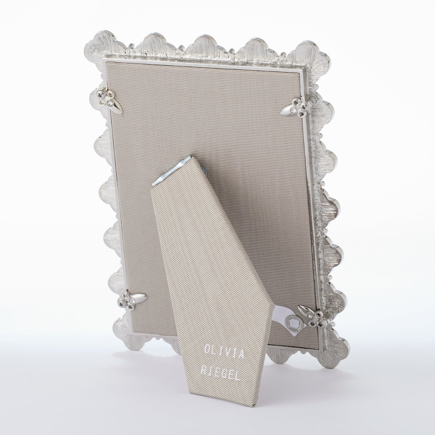 Olivia Riegel Picture Frames Olivia Riegel Clover Frame Silver 2.5" x 3.5"