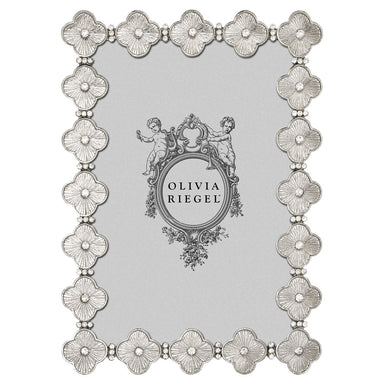 Olivia Riegel Picture Frames Olivia Riegel Clover Frame Silver 4" x 6"