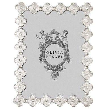 Olivia Riegel Picture Frames Olivia Riegel Clover Frame Silver 5" x 7"