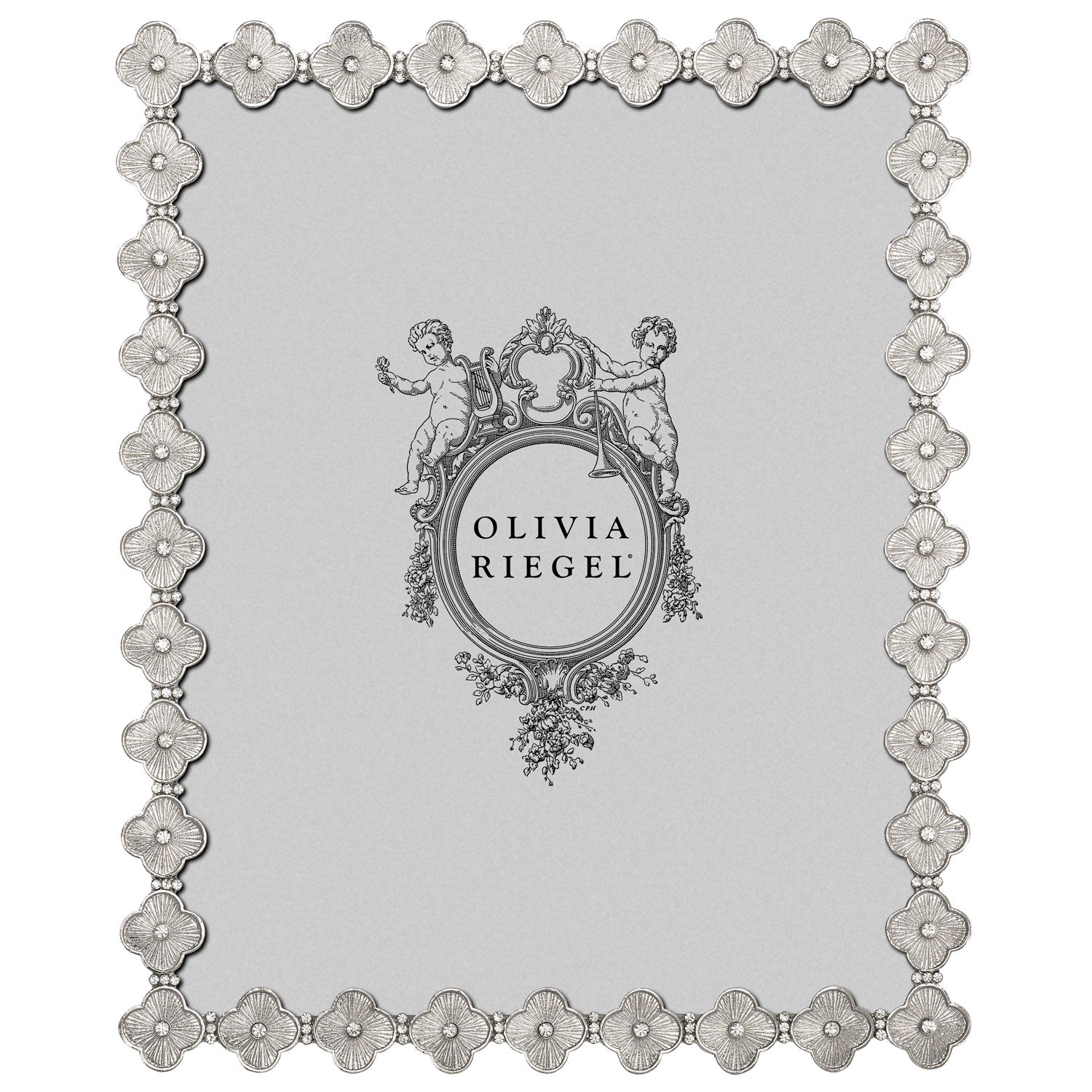 Olivia Riegel Picture Frames Olivia Riegel Clover Frame Silver 8" x 10"