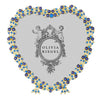 Olivia Riegel Picture Frames Olivia Riegel Contessa Heart Sapphire 3.5" Frame Gold