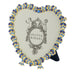 Olivia Riegel Picture Frames Olivia Riegel Contessa Heart Sapphire 3.5" Frame Gold