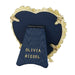 Olivia Riegel Picture Frames Olivia Riegel Contessa Heart Sapphire 3.5" Frame Gold