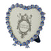 Olivia Riegel Picture Frames Olivia Riegel Contessa Heart Sapphire 3.5" Frame Silver