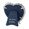 Olivia Riegel Picture Frames Olivia Riegel Contessa Heart Sapphire 3.5" Frame Silver