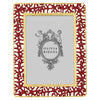Olivia Riegel Picture Frames Olivia Riegel Coral Enamel Picture Frame 5" x 7" Red