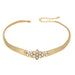 Olivia Riegel Jewelry Olivia Riegel Crystal Flower Collar Necklace Gold