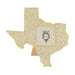 Olivia Riegel Picture Frames Olivia Riegel Crystal Texas Picture Frame Gold 3" x 3"