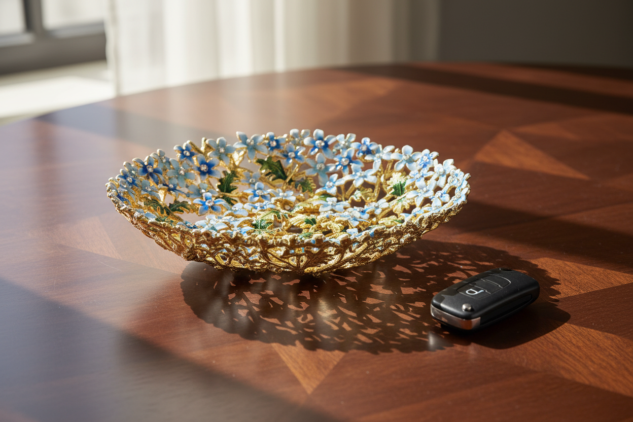 Olivia Riegel Giftware Olivia Riegel Daphne Catchall Bowl | Catchall Tray | Candy Dish Blue