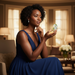 Olivia Riegel Giftware Olivia Riegel Daphne Compact Blue