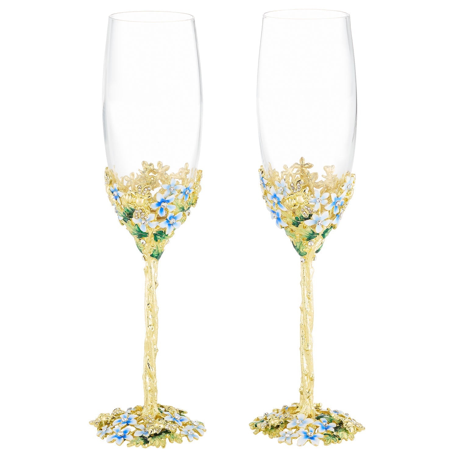 Olivia Riegel Giftware Olivia Riegel Daphne Flute (Set of 2) Multicolor