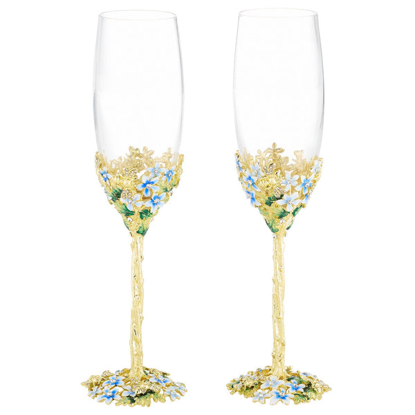 Olivia Riegel Giftware Olivia Riegel Daphne Flute (Set of 2) Multicolor