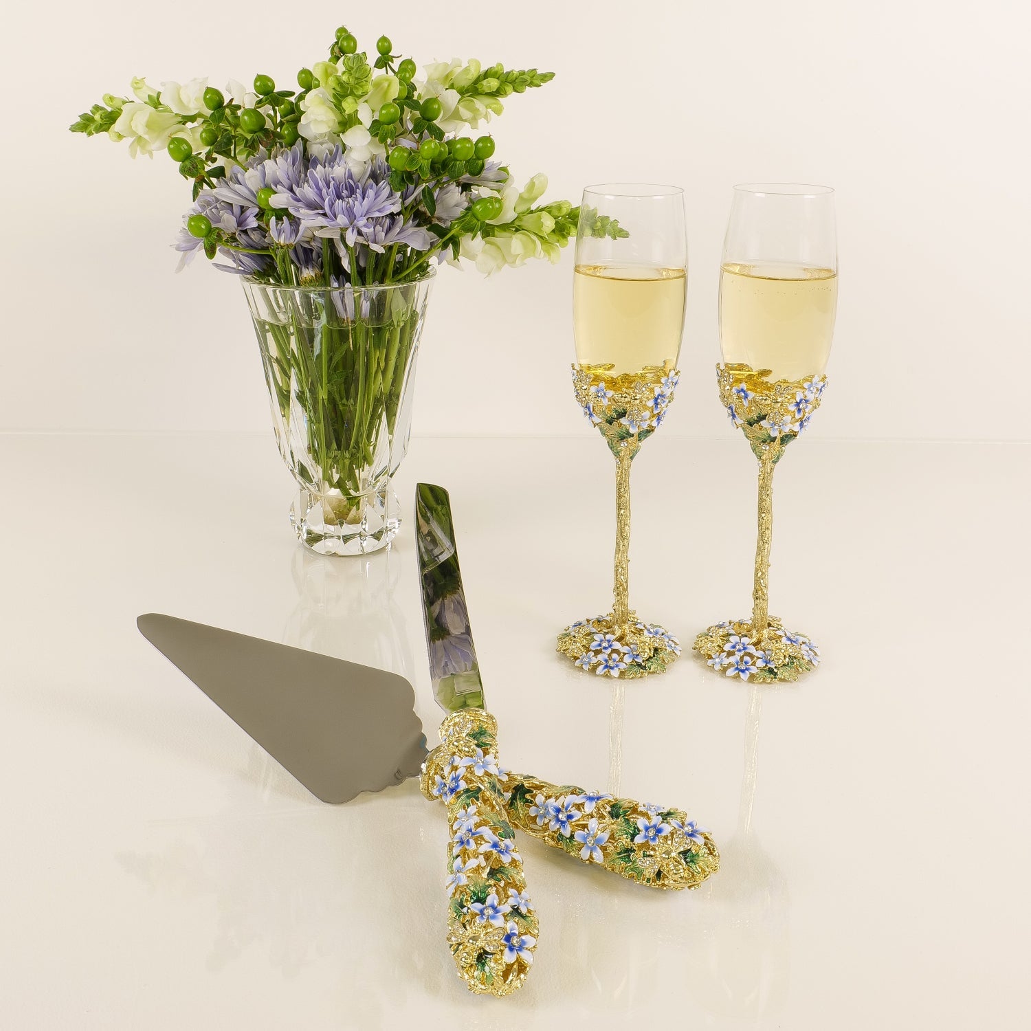 Olivia Riegel Giftware Olivia Riegel Daphne Flute (Set of 2) Multicolor