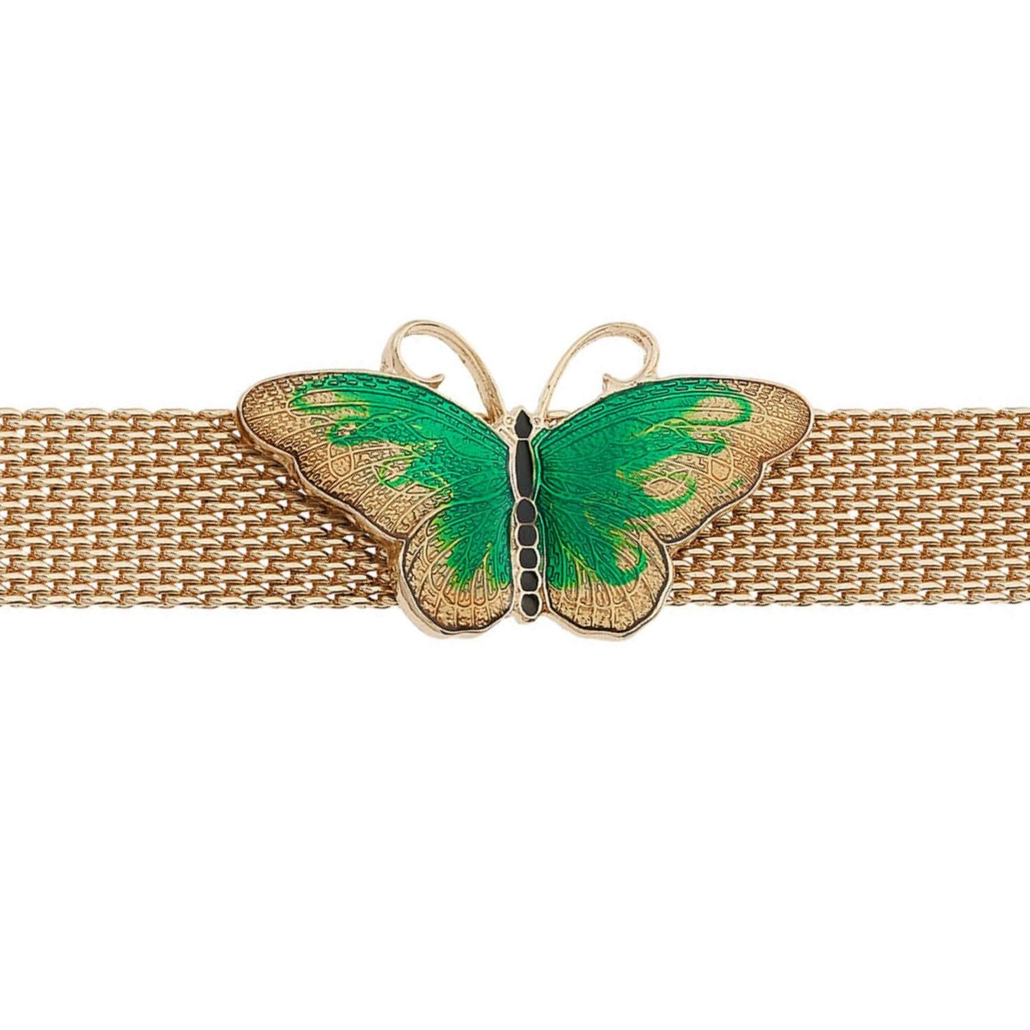 Olivia Riegel Jewelry Olivia Riegel Enamel Butterfly Mesh Bracelet