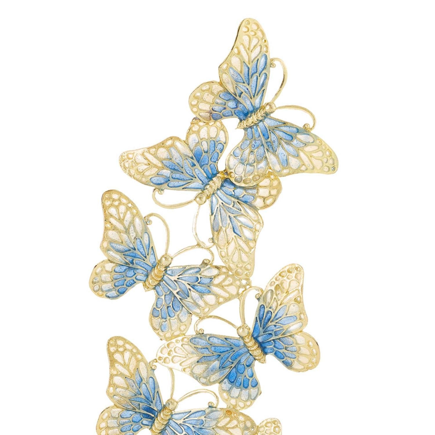 Olivia Riegel Giftware Olivia Riegel Enamel Butterfly Sculpture Blue