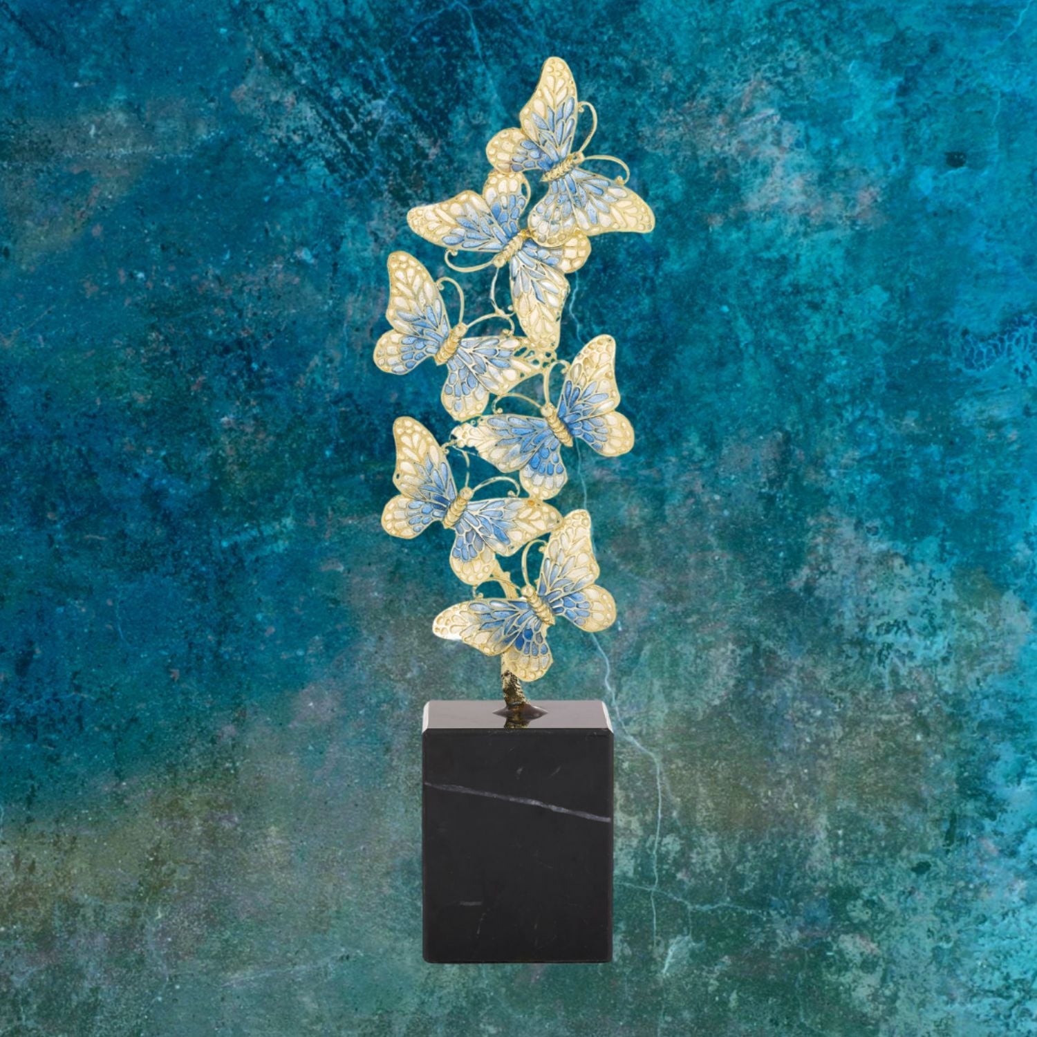 Olivia Riegel Giftware Olivia Riegel Enamel Butterfly Sculpture Blue