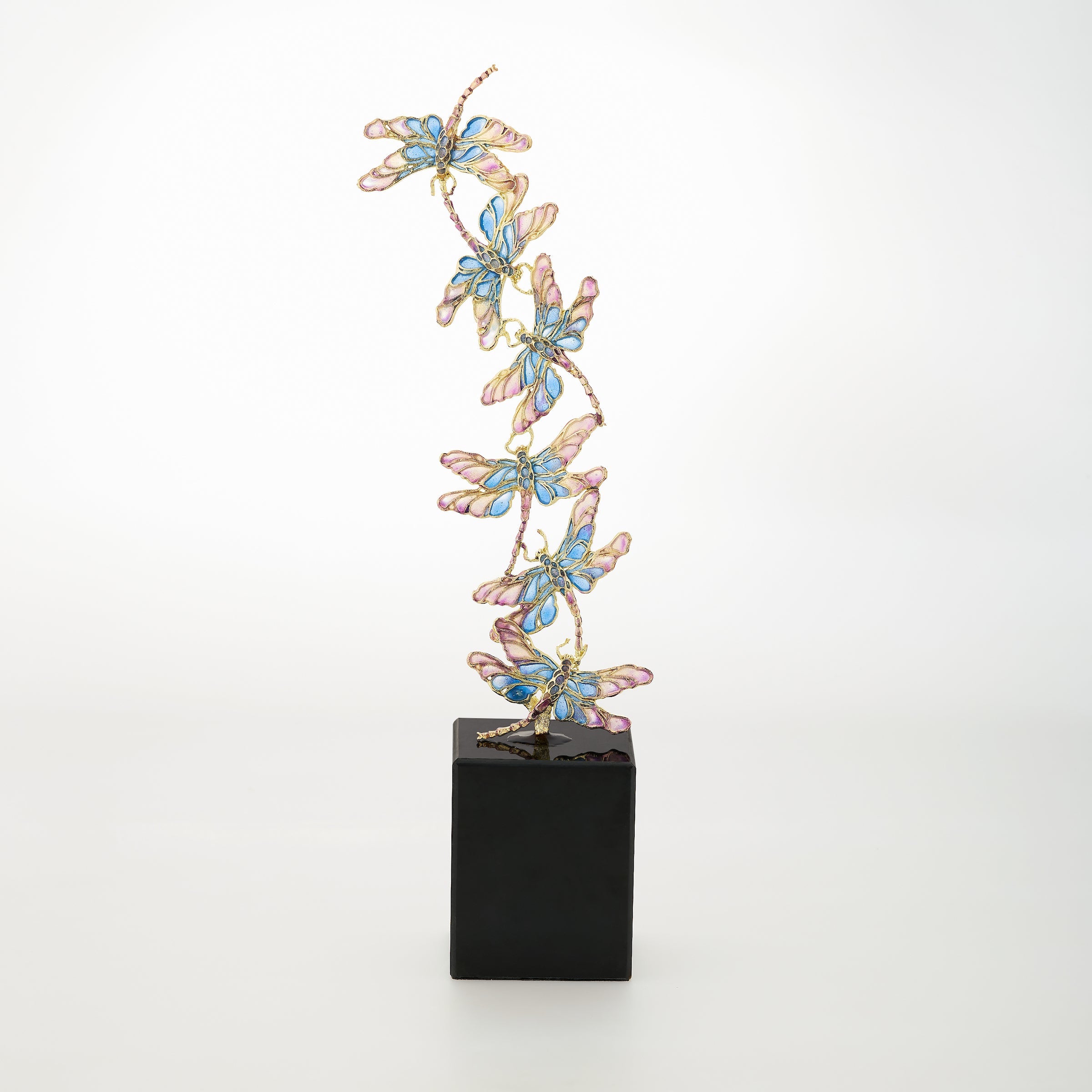 Olivia Riegel Giftware Olivia Riegel Enamel Dragonfly Sculpture Blue
